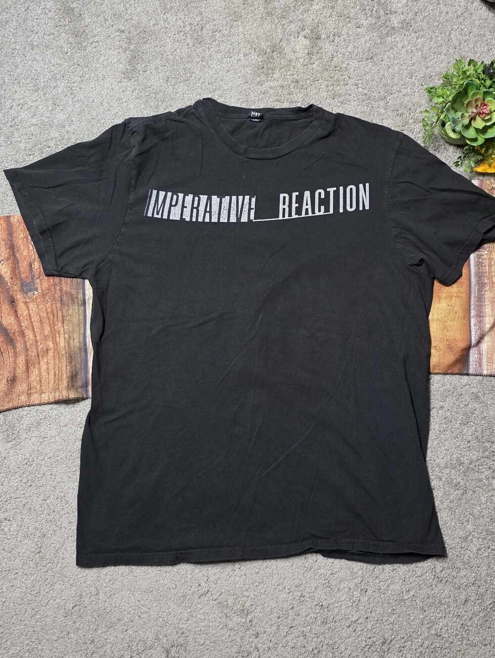 Imperative Reaction Industrial Electronic Band Black T Shirt Size XL